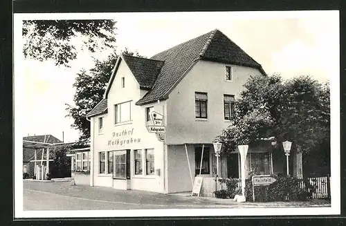 AK Rheinfeld /Holst., Gasthof Kalkgraben