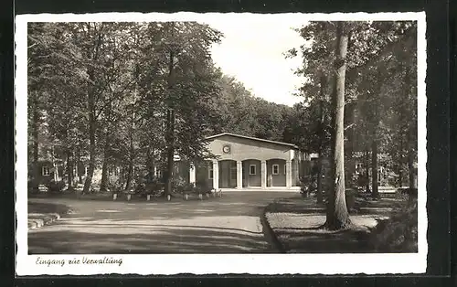 AK Bad Rothenfelde-Strang /Teutoburger Wald, Wald-Krankenhaus, Eingang zur Verwaltung