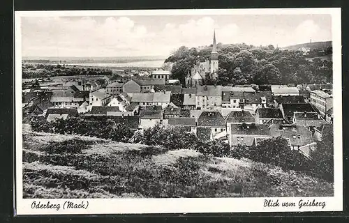 AK Oderberg /Mark, Panorama vom Geisberg