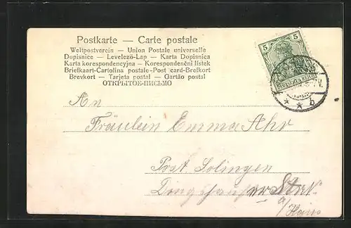 AK Köln-Neustadt, Park mit Wasserfontäne am Sachsenring