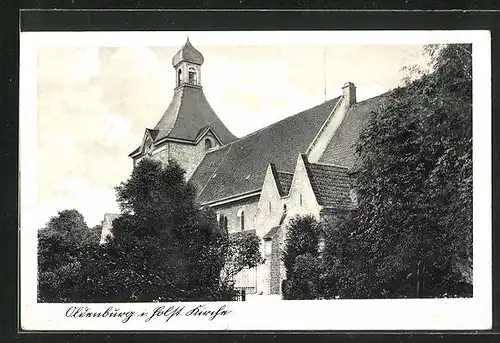 AK Oldenburg i. Holst., Teilansicht der Kirche