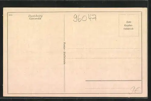 AK Bamberg, Concordia mit Booten