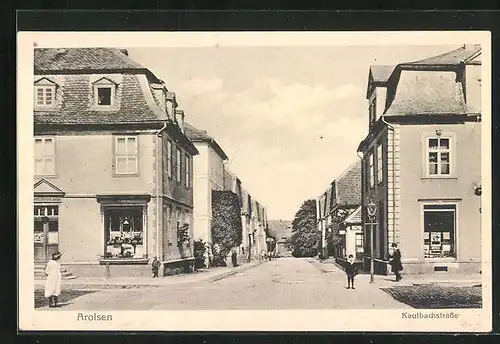 AK Arolsen, Kaulbachstrasse im Sonnenschein