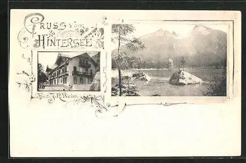 AK Hintersee, Hotel-Pension J. R. Weiss, Hintersee