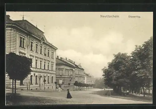 AK Neutitschein, Strassenpartie Döpperring