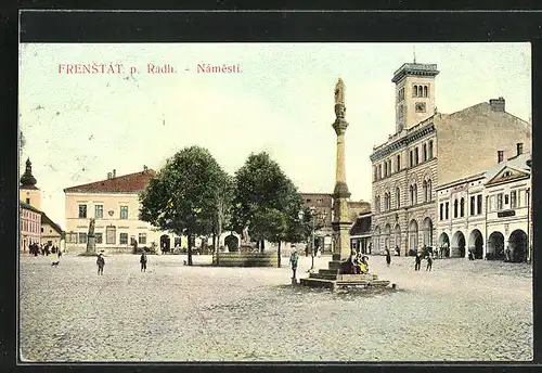 AK Frenstát p. Radh., Namesti, Radnice