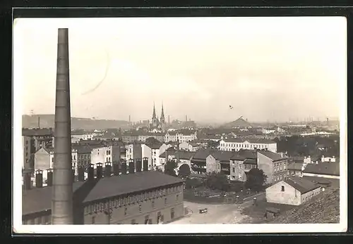 AK Oderfurt /Privoz, Industriegebiet aus der Vogelschau