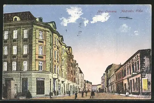 AK Mähr. Ostrau /Mor. Ostrava, Nádrazní trída