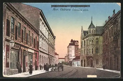 AK Mähr. Ostrau /Mor. Ostrava, Tesínská ulice