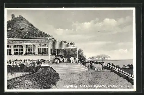 AK Angerburg, Gasthaus Waldhaus Jägerhöhe am Schwenzaitsee