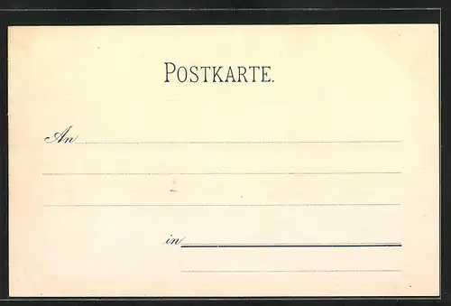 Lithographie Edenkoben /Pfalz, Hotel-Pension Waldhaus, Bismarckstein, Kgl. Villa Ludwigshöhe