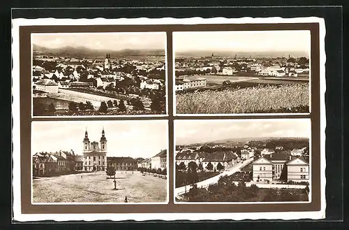 AK Uh. Hradiste, Teilansicht, Strassenpartie mit Gebäudeansicht, Ortspartie