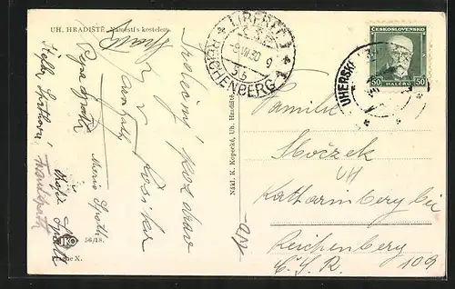 AK Uh. Hradiste, Namesti s kostelem