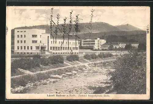 AK Lazne Roznov p. Radh., Zemska hospodynska skola