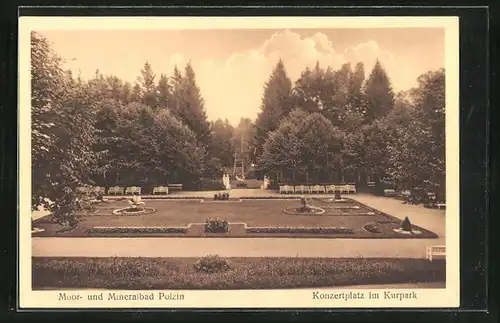 AK Polzin, Konzertplatz im Kurpark