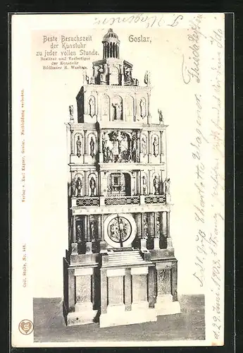 AK Goslar, Beste Besuchszeit der Kunstuhr zu jeder vollen Stunde