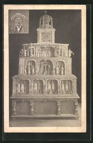 AK Goslar, Kunst-Uhr, Marktkirchhof, Prämiert Weltausstellung Chicago 1898