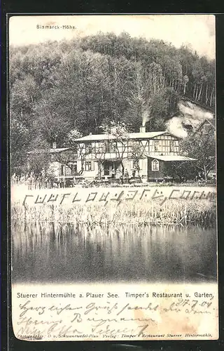 AK Bad Stuer, Timper`s Restaurant, Bismarck-Höhe