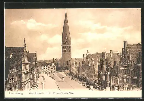 AK Lüneburg, Am Sande mit Johanniskirche