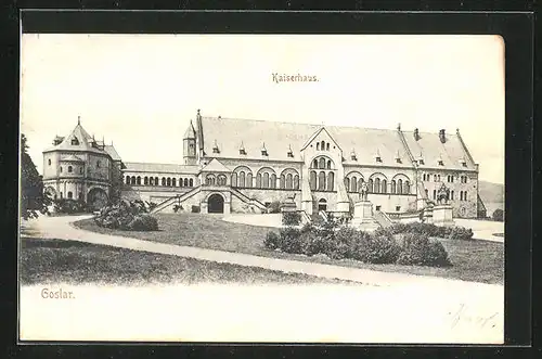 AK Goslar, Ansicht des Kaiserhauses