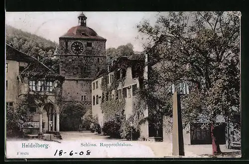 AK Heidelberg, Rupprechtsbau vom Schloss