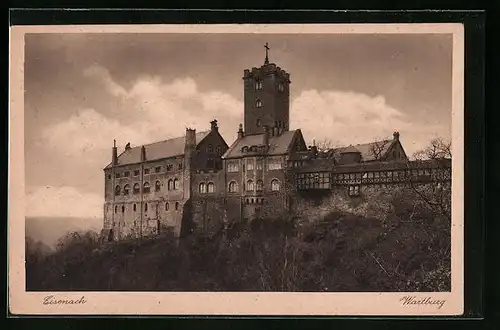 AK Eisenach, Ansicht der Wartburg