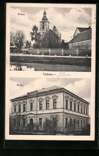 AK Luzany, Kostel, Skola