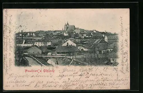 AK Jihlava, Teilansicht der Stadt