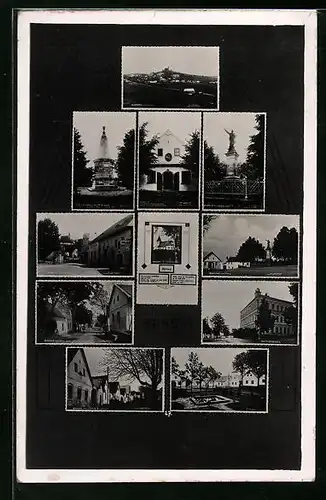 AK Borová, Havlickova ulice, Pomnik Karla Havlicka