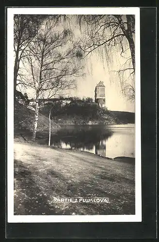 AK Plumlov, Uferpartie gegen Schloss