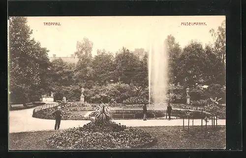 AK Troppau, Denkmäler im Museumspark