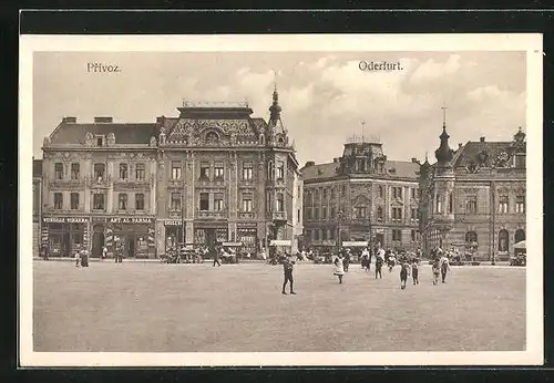 AK Privoz /Oderfurt, Namesti, Gasthaus Weinhalle