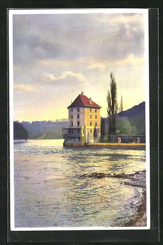 Künstler-AK Photochromie Nr. 5194: Villa am Fluss