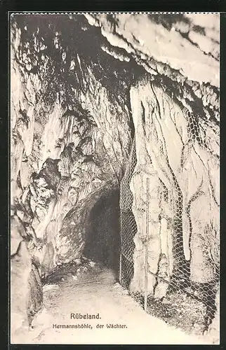 AK Rübeland /Harz, Hermannshöhle, Der Wächter