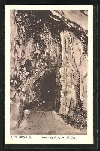 AK Rübeland /Harz, Hermannshöhle, Der Wächter
