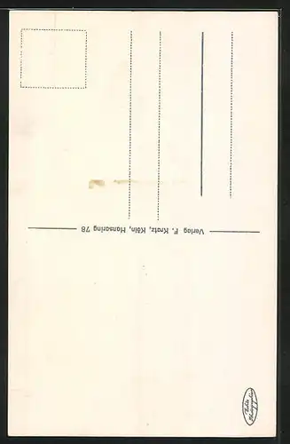 AK Koblenz am Rhein, Deutsches Eck, Kaiser Wilhelm-Denkmal