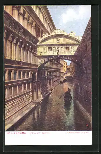 AK Venedig /Venezia, Ponte dei Sospiri