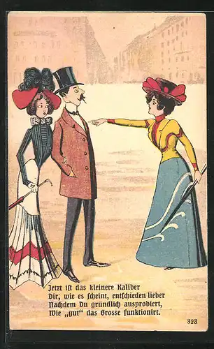 AK Mann wird zur Rede gestellt, frauenfeindlicher Humor