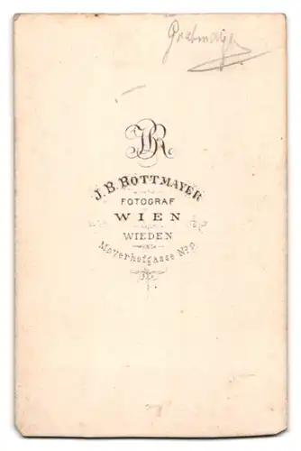 Fotografie J. B. Bottmayer, Wien, Mayerhofgasse 9, Bürgerliche Familie im Sonntagsstaat