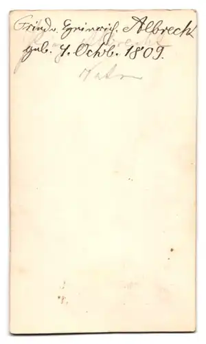 Fotografie Prinz Albrecht von Preussen in Uniform mit Epauletten