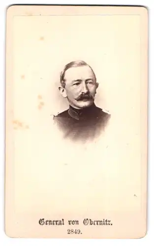 Fotografie Portrait General von Obernitz in Uniform