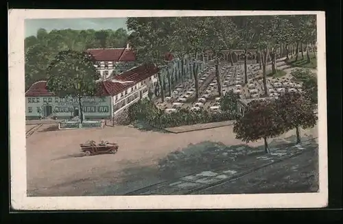 AK Neudietendorf i. Thür, Gasthof der Brüdergemeinde