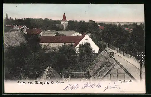 AK Gütergotz /Kr. Teltow, Teilansicht vom Ort