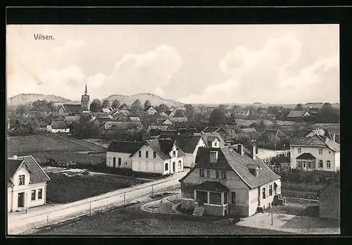 AK Vilsen, Ortsansicht aus der Vogelschau