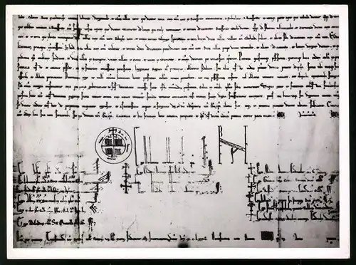 Fotografie Gerhard Riebicke, Berlin, Päpstliche Urkunde aus dem Jahr 1188