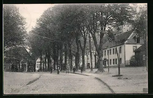 AK Melle, Strasse am Markt