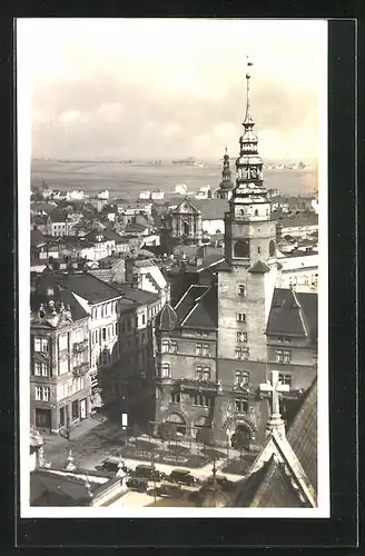 AK Opava /Troppau, Schmetterhaus mit Cafe Niedermeyer