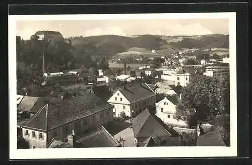 AK Lettowitz /Letovice, Blick auf die Dächer der Ortschaft