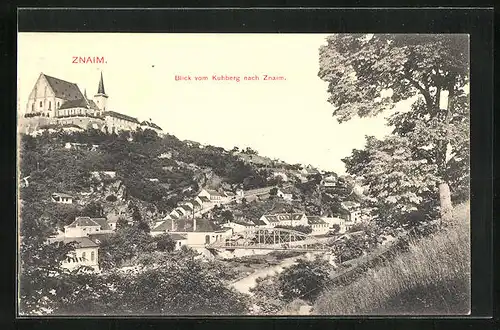 AK Znaim /Znojmo, Blick vom Kuhberg aus