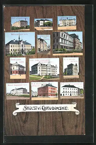 AK Schumberg / Chrudim, Zensky vyrobni spolek, Okresni hospodynska skola